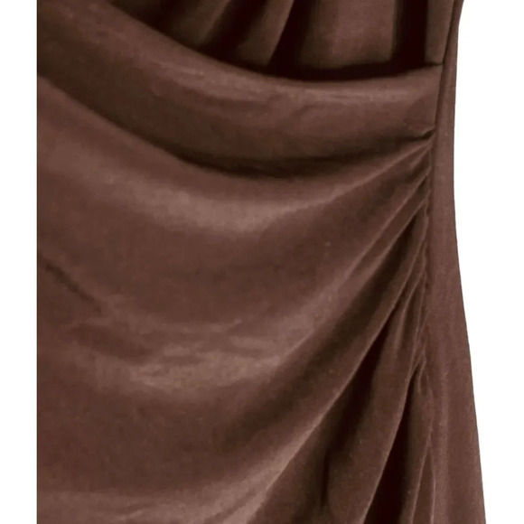 Norma Kamali by Revolve Sweetheart Side Drape Dress - Picture 8 of 12